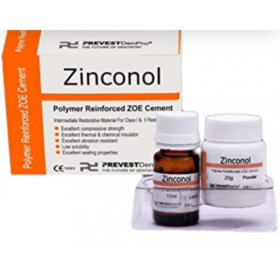 Prevest Zinconol Reinforced Zinc Oxide Eugenol Cement 20g+10ml