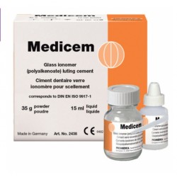 Medicem glass ionomer luting cement