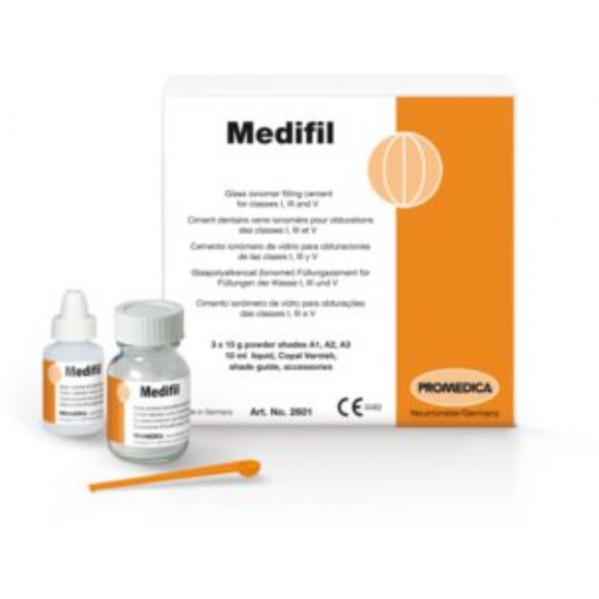 Medifil glass ionomer filling cement