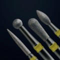 Fine and super fine diamond burs