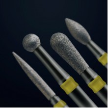 Fine and super fine diamond burs