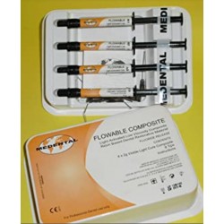 Dental Flowable VLC Refill A1 , A2 , A3 , A3.5 Kit /4 tupe MEDENTAL 