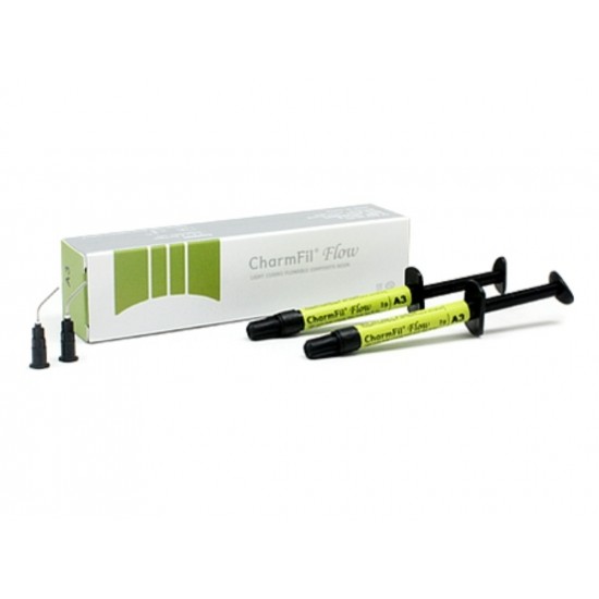 CharmFil Flow Light Curing Flowable kit 2pcs . 2gr A1,A2,A3,A3.5 CharmFil Flow Light Curing Flowable kit 2pcs . 2gr A1,A2,A3,A3.5