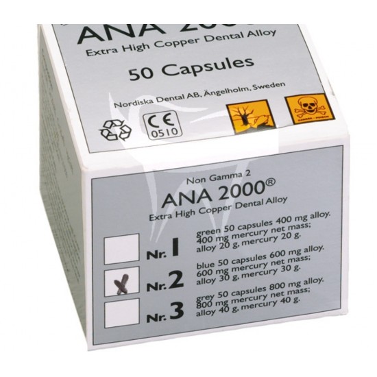 Dental Amalgam ANA 2000 2 spill 50 capsules