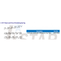 Ni-ti open and close distalizing 0,010 inchx