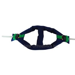 Head pull headgear with safty ast