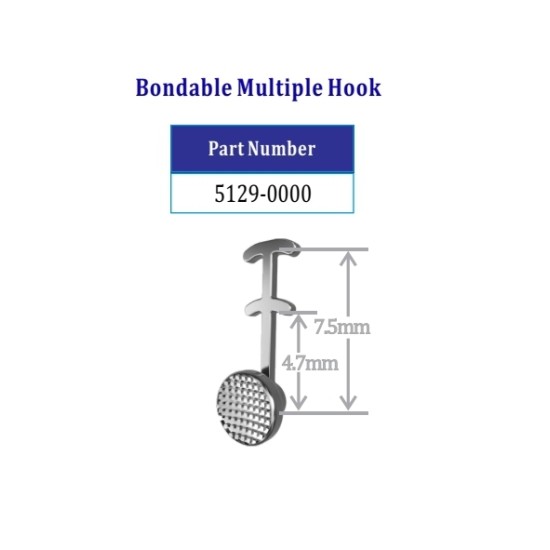 Bondable Multiple Hook